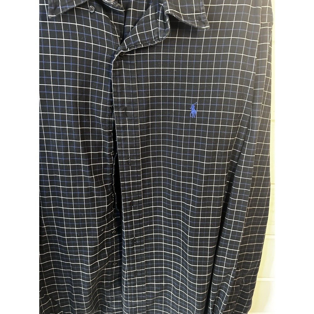 Ralph Lauren Men's Classic Fit Long Sleeve Plaid Button Down Shirt Size XXL